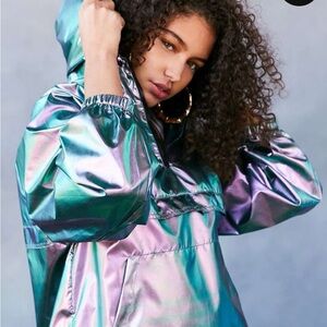 Iridescent Women's Hooded Anorak